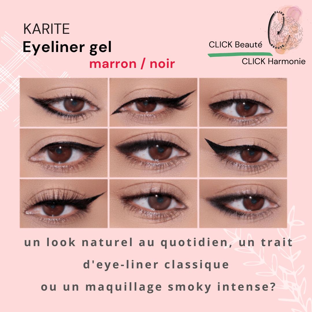 KARITE- Eyeliner gel marron / noir
