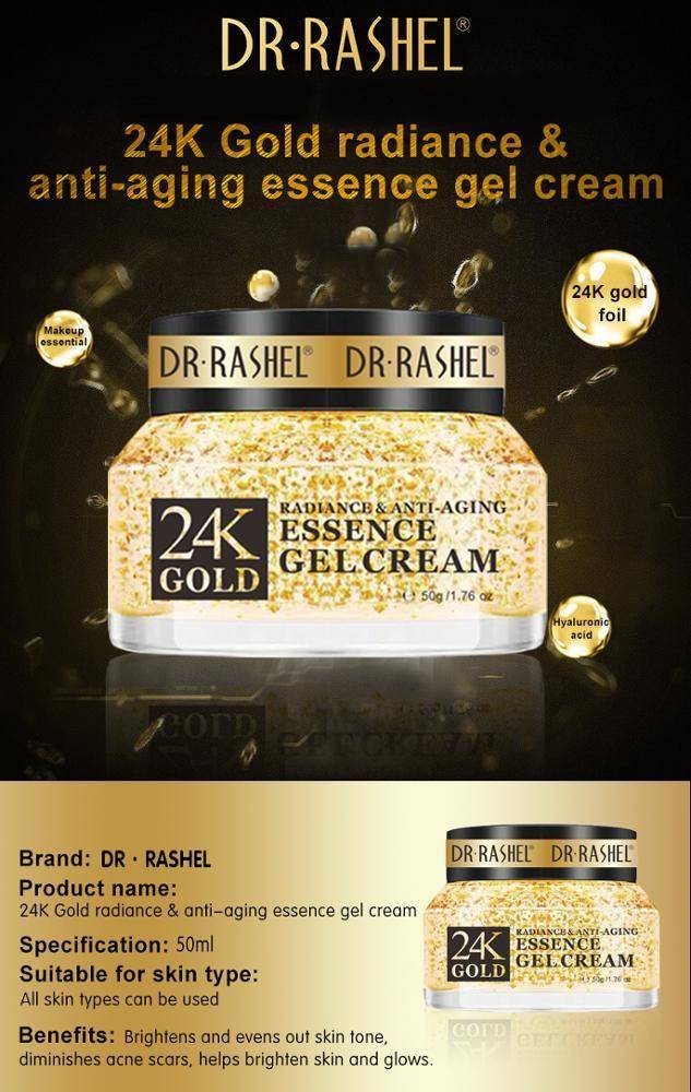 DR RASHEL-24K Gold - Radiance & Anti Age Essence Gel Cream