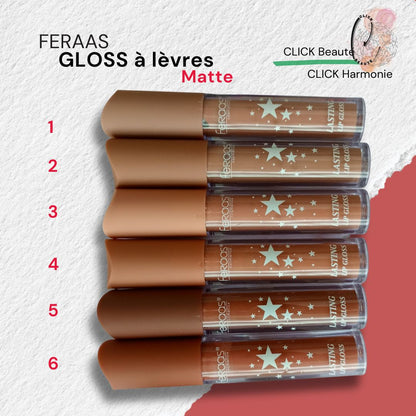 FERAAS- Gloss à lèvres- 6couleurs