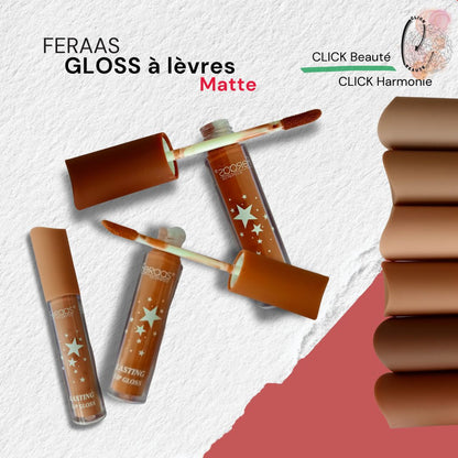 FERAAS- Gloss à lèvres- 6couleurs