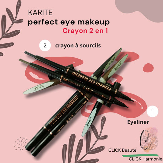 KARITE-  perfect eye makeup:  Crayon 2 en 1