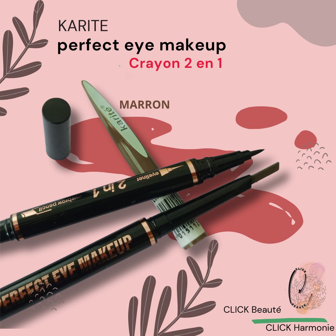 KARITE-  perfect eye makeup:  Crayon 2 en 1