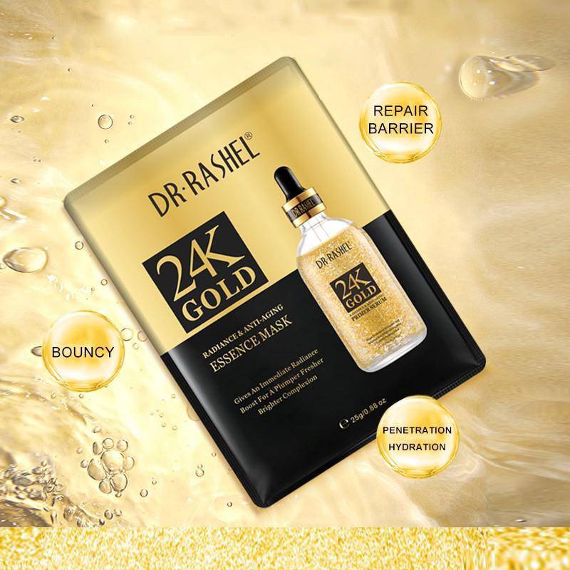 DR RASHEL-24K Gold - Masque Essence Éclat & Anti-Âge