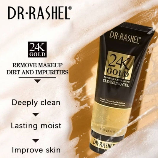 DR RASHEL-24K Gold - Gel nettoyant éclat et anti-âge.