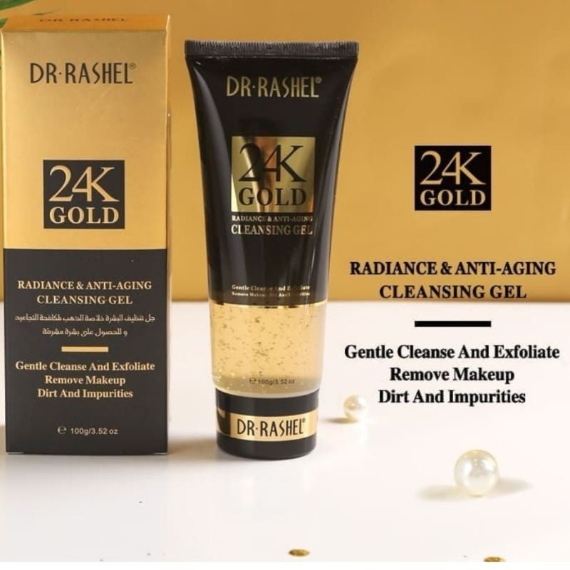 DR RASHEL-24K Gold - Gel nettoyant éclat et anti-âge.