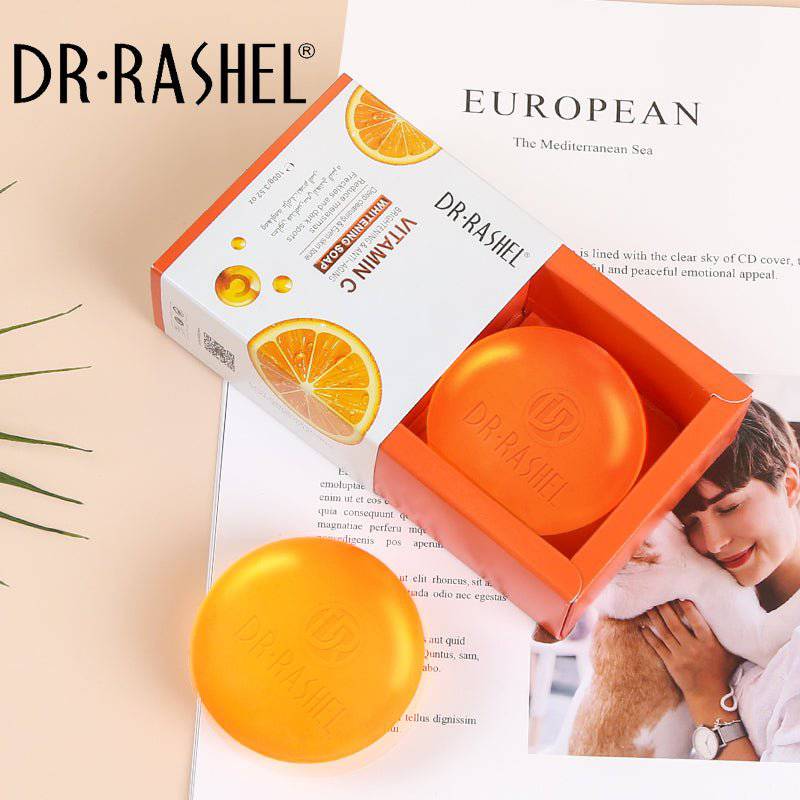 Dr.Rashel- Vitamin C - Savon  éclaircissant et anti-âge