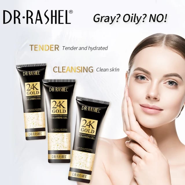 DR RASHEL-24K Gold - Gel nettoyant éclat et anti-âge.