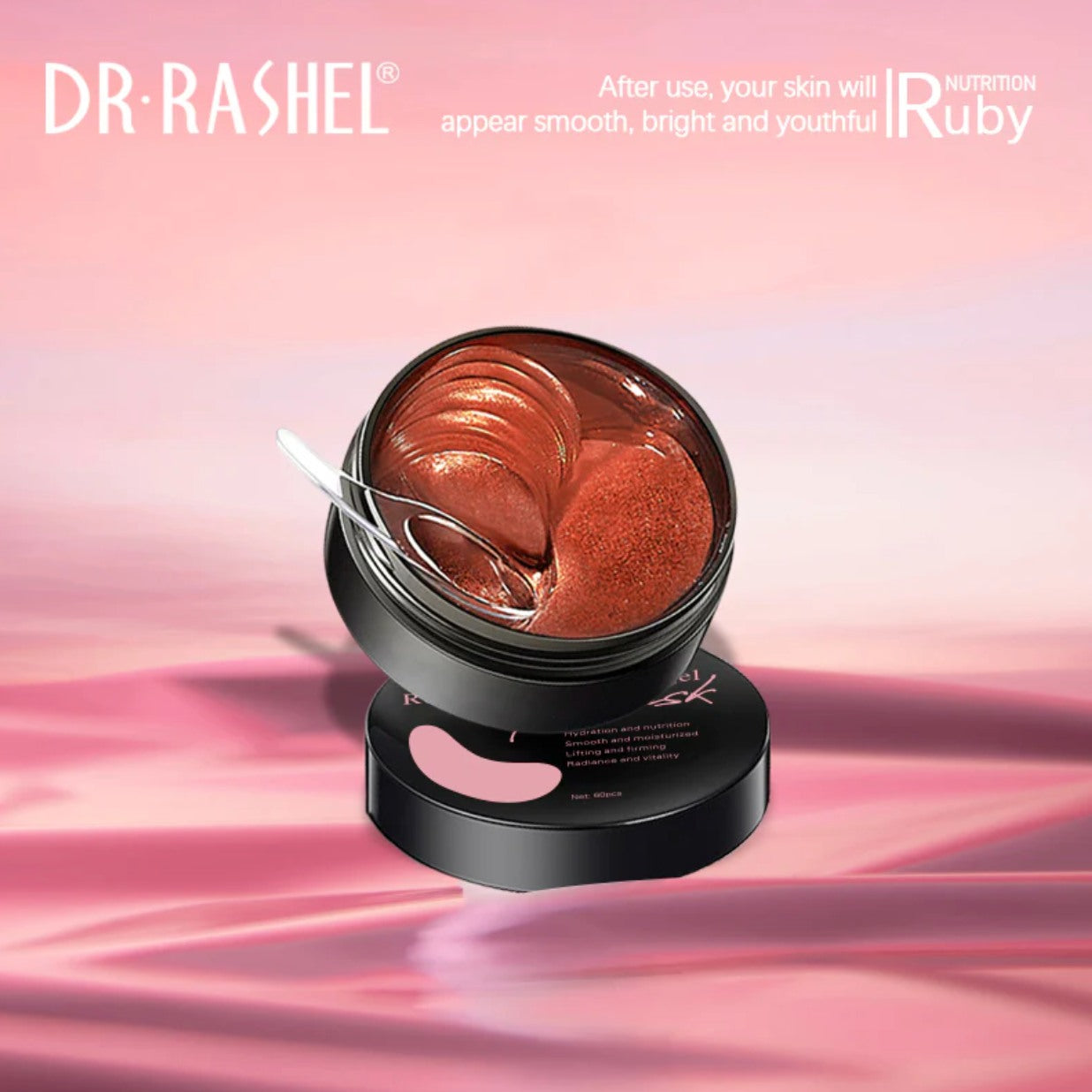 DR RASHEL- Ruby Nutrition Masque hydrogel pour les yeux