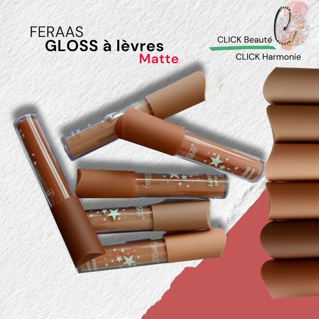 FERAAS- Gloss à lèvres- 6couleurs